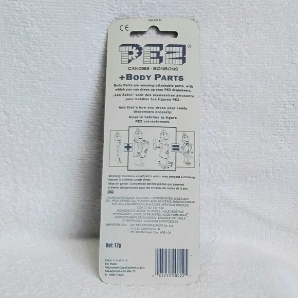 3/$40 Sealed Vintage 1996 Second Set PEZ Cavalry Officer Body Parts!! - Picture 2 of 2